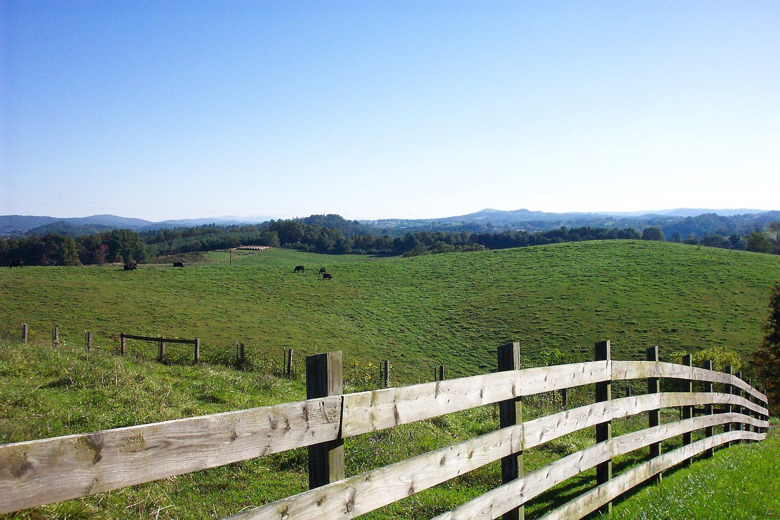 Hills of Floyd County VA USA